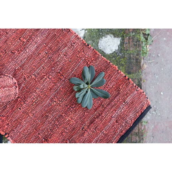 MAROCCO ΧΑΛΙ ΔΙΑΔΡΟΜΟΥ 70x150cm ΔΕΡΜΑ ΠΟΡΤΟΚΑΛΙ 020512 - Image 2
