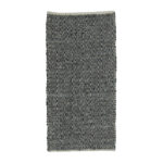 ROMBO ΧΑΛΙ ΔΙΑΔΡΟΜΟΥ 70x150cm ΔΕΡΜΑ ΜΑΥΡΟ ΜΠΕΖ 020516