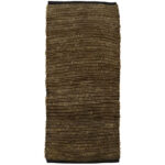 EARTH ΧΑΛΙ ΔΙΑΔΡΟΜΟΥ 70x150cm ΓΙΟΥΤΑ ΜΠΕΖ ΜΑΥΡΟ ΒΑΜΒΑΚΙ 020528