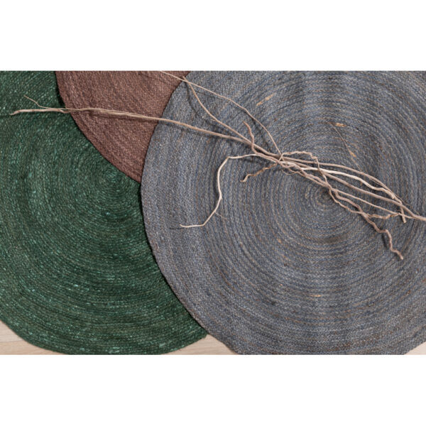 RONDO ΧΑΛΑΚΙ 120x120cm ΓΙΟΥΤΑ ΠΡΑΣΙΝΟ 020543 - Image 2