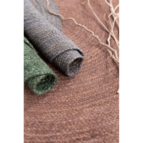 RONDO ΧΑΛΑΚΙ 120x120cm ΓΙΟΥΤΑ ΚΑΦΕ 020544 - Image 4