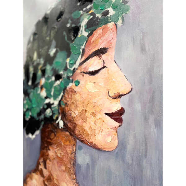 SPRING LADY ΠΙΝΑΚΑΣ ΔΙΑΚΟΣΜΗΣΗΣ 60x80x4cm ΚΑΜΒΑΣ ΠΟΛΥΧΡΩΜΟ 020666 - Image 2