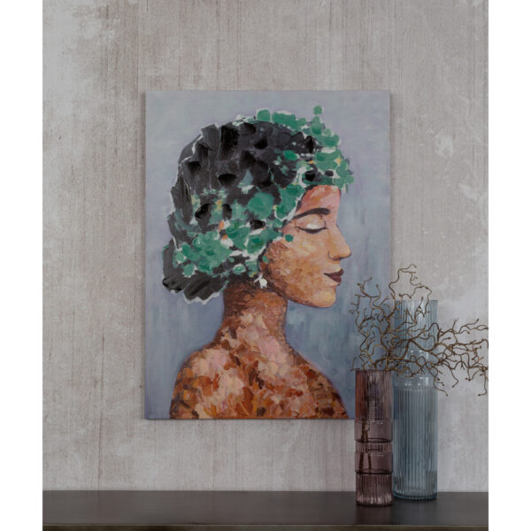 SPRING LADY ΠΙΝΑΚΑΣ ΔΙΑΚΟΣΜΗΣΗΣ 60x80x4cm ΚΑΜΒΑΣ ΠΟΛΥΧΡΩΜΟ 020666 - Image 3