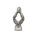 PENSEI 2 ΔΙΑΚΟΣΜΗΤΙΚΗ ΦΙΓΟΥΡΑ 9x7x21cm POLYRESIN ΑΣΗΜΙ 020705
