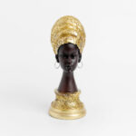 ABENI 1 ΔΙΑΚΟΣΜΗΤΙΚΗ ΦΙΓΟΥΡΑ 15x7x29cm POLYRESIN ΜΑΥΡΟ ΧΡΥΣΟ 020769