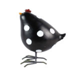 GALLINA BLACK ΔΙΑΚΟΣΜΗΤΙΚΟ ΚΟΤΑ 14x9x16cm POLYRESIN ΜΑΥΡΟ ΛΕΥΚΟ 020882