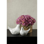 CALIS ΔΙΑΚΟΣΜΗΤΙΚΟ ΠΟΥΛΙ 22x13x17cm POLYRESIN ΛΕΥΚΟ ΜΠΕΖ 020889 - Image 2