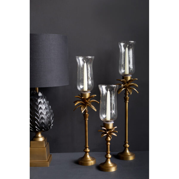 ANANIA 3 ΚΗΡΟΠΗΓΙΟ 14x14x79cm ΑΛΟΥΜΙΝΙΟ ΜΠΡΟΝΖΕ ΓΥΑΛΙ 020948 - Image 2