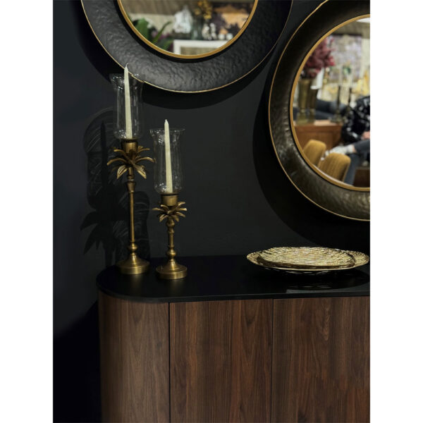 ANANIA 3 ΚΗΡΟΠΗΓΙΟ 14x14x79cm ΑΛΟΥΜΙΝΙΟ ΜΠΡΟΝΖΕ ΓΥΑΛΙ 020948 - Image 3
