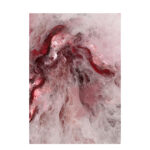 ΒRΕΚΕΝ ΠΙΝΑΚΑΣ ΔΙΑΚΟΣΜΗΣΗΣ 60x90x3cm ΚΑΜΒΑΣ ΚΟΚΚΙΝΟ ΛΕΥΚΟ ΞΥΛΟ ΡΟΖ 021078