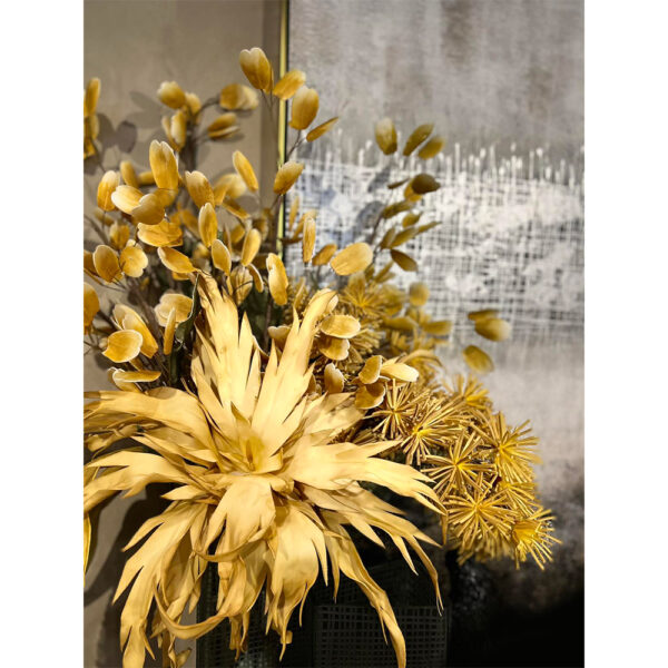 CROCUS ΛΟΥΛΟΥΔΙ ΤΕΧΝΗΤΟ 83cm EVA FOAM ΚΙΤΡΙΝΟ 021133 - Image 2