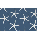 REEF ΧΑΛΑΚΙ 60x90cm ΒΑΜΒΑΚΙ ΜΠΛΕ ΛΕΥΚΟ POLYESTER 021560