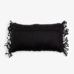 AL MANO ΔΙΑΚΟΣΜΗΤΙΚΟ ΜΑΞΙΛΑΡΙ 45x45x5cm ΒΑΜΒΑΚΙ ΜΑΥΡΟ POLYESTER 021670 - Image 2