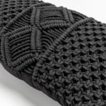 AL MANO ΔΙΑΚΟΣΜΗΤΙΚΟ ΜΑΞΙΛΑΡΙ 45x45x5cm ΒΑΜΒΑΚΙ ΜΑΥΡΟ POLYESTER 021670 - Image 3
