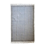 HAMMA 1 ΧΑΛΙ 190x120cm ΒΑΜΒΑΚΙ ΜΠΕΖ ΜΑΥΡΟ ΜΠΛΕ 021678