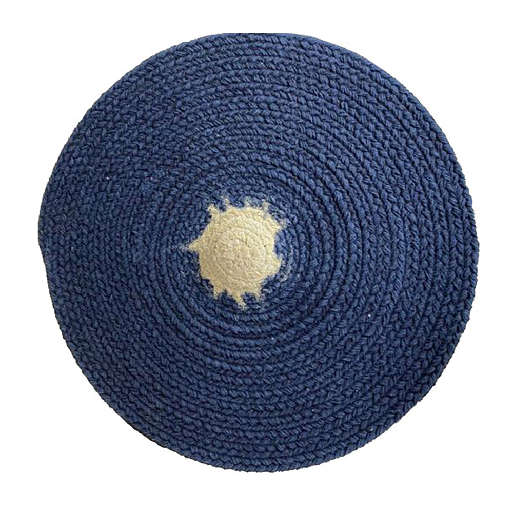 021730-YlSj3-first-_1 REEF ΣΟΥΠΛΑ ΣΤΡΟΓΓΥΛΟ 38x38x0.25cm ΒΑΜΒΑΚΙ ΜΠΛΕ ΜΠΕΖ POLYESTER 021730 - Image 1