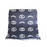 EYES GREY ΡΙΧΤΑΡΙ ΔΙΑΚΟΣΜΗΤΙΚΟ 130x170cm ΒΑΜΒΑΚΙ ΜΠΛΕ ΛΕΥΚΟ 021788