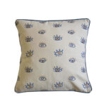 EYES ΔΙΑΚΟΣΜΗΤΙΚΟ ΜΑΞΙΛΑΡΙ 45x45cm ΒΑΜΒΑΚΙ ΛΕΥΚΟ ΜΠΛΕ 021790