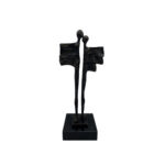 EROS ΔΙΑΚΟΣΜΗΤΙΚΗ ΦΙΓΟΥΡΑ 15x12x37cm POLYRESIN ΜΑΥΡΟ 021824