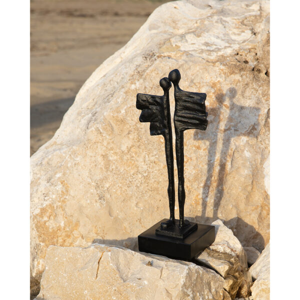 EROS ΔΙΑΚΟΣΜΗΤΙΚΗ ΦΙΓΟΥΡΑ 15x12x37cm POLYRESIN ΜΑΥΡΟ 021824 - Image 2