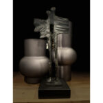 EROS ΔΙΑΚΟΣΜΗΤΙΚΗ ΦΙΓΟΥΡΑ 15x12x37cm POLYRESIN ΜΑΥΡΟ 021824 - Image 3