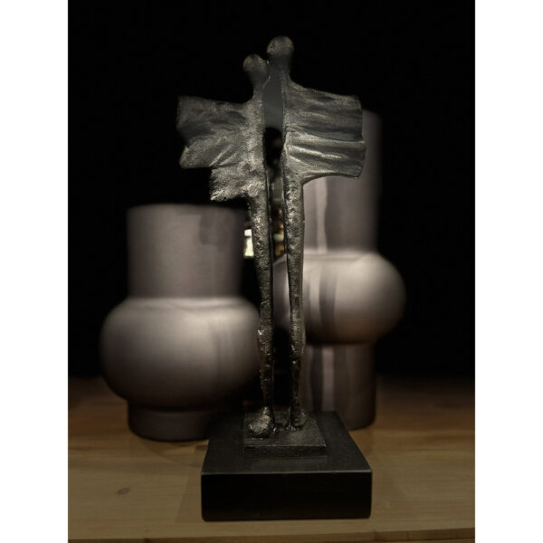 EROS ΔΙΑΚΟΣΜΗΤΙΚΗ ΦΙΓΟΥΡΑ 15x12x37cm POLYRESIN ΜΑΥΡΟ 021824 - Image 3