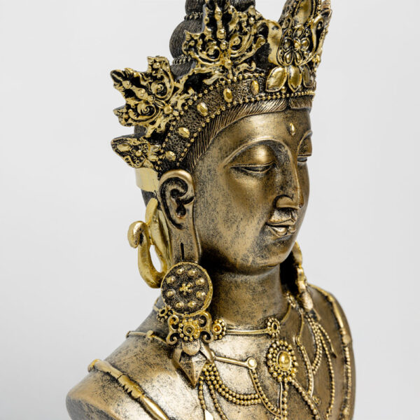 GODDESS ΔΙΑΚΟΣΜΗΤΙΚΗ ΦΙΓΟΥΡΑ 20x12x30cm POLYRESIN ΧΡΥΣΟ 021866 - Image 5