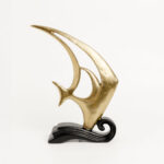 PEZ ΔΙΑΚΟΣΜΗΤΙΚΟ ΨΑΡΙ 25x7x32cm POLYRESIN ΧΡΥΣΟ ΜΑΥΡΟ 021869