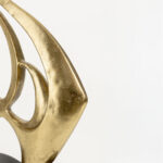 PEZ ΔΙΑΚΟΣΜΗΤΙΚΟ ΨΑΡΙ 25x7x32cm POLYRESIN ΧΡΥΣΟ ΜΑΥΡΟ 021869 - Image 3