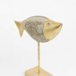 SAKANA ΔΙΑΚΟΣΜΗΤΙΚΟ ΨΑΡΙ 22x6x22cm POLYRESIN ΧΡΥΣΟ 021871 - Image 3