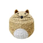 TIGRO ΚΑΛΑΘΙ ΜΕ ΚΑΠΑΚΙ 36x36x56cm ΥΑΚΙΝΘΟΣ ΦΥΣΙΚΟ ΛΕΥΚΟ ΣΙΔΕΡΟ 021912