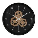 ZEIST 1 ΡΟΛΟΪ ΤΟΙΧΟΥ 40x40x6cm ΜΕΤΑΛΛΟ ΜΑΥΡΟ ΦΥΣΙΚΟ MDF ΛΕΥΚΟ 021953