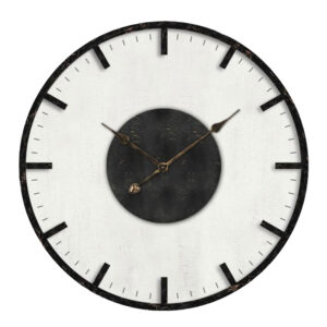 GENK ΡΟΛΟΪ ΤΟΙΧΟΥ 50x50x5cm MDF ΛΕΥΚΟ ΜΑΥΡΟ ΜΠΡΟΝΖΕ 021964