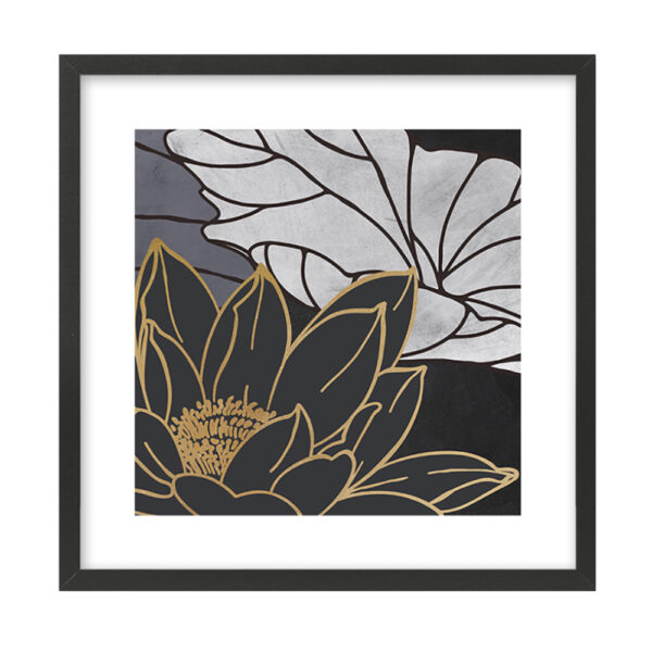 FIGERES ΠΙΝΑΚΑΣ 50x50x2cm MDF ΠΟΛΥΧΡΩΜΟ ΧΑΡΤΙ ΜΑΥΡΟ 022045 - Image 2