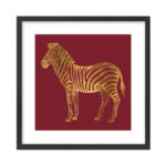 VASARI ΠΙΝΑΚΑΣ SET 2ΤΕΜ 50x50x2cm MDF ΠΟΛΥΧΡΩΜΟ ΧΑΡΤΙ ΜΑΥΡΟ 022047 - Image 3