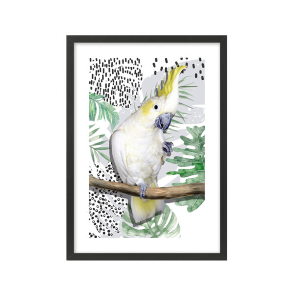 OMU ΠΙΝΑΚΑΣ 42x56x2cm MDF ΠΟΛΥΧΡΩΜΟ ΧΑΡΤΙ ΜΑΥΡΟ 022050 - Image 2