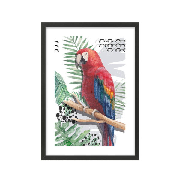 OMU ΠΙΝΑΚΑΣ 42x56x2cm MDF ΠΟΛΥΧΡΩΜΟ ΧΑΡΤΙ ΜΑΥΡΟ 022050 - Image 3