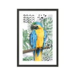 OMU ΠΙΝΑΚΑΣ 42x56x2cm MDF ΠΟΛΥΧΡΩΜΟ ΧΑΡΤΙ ΜΑΥΡΟ 022051 - Image 3