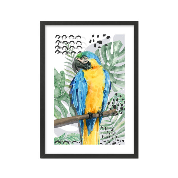 OMU ΠΙΝΑΚΑΣ 42x56x2cm MDF ΠΟΛΥΧΡΩΜΟ ΧΑΡΤΙ ΜΑΥΡΟ 022051 - Image 3