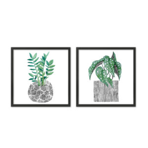 BILIA ΠΙΝΑΚΑΣ 50x50x2cm MDF ΠΟΛΥΧΡΩΜΟ ΧΑΡΤΙ ΜΑΥΡΟ 022052