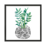 BILIA ΠΙΝΑΚΑΣ 50x50x2cm MDF ΠΟΛΥΧΡΩΜΟ ΧΑΡΤΙ ΜΑΥΡΟ 022052 - Image 2