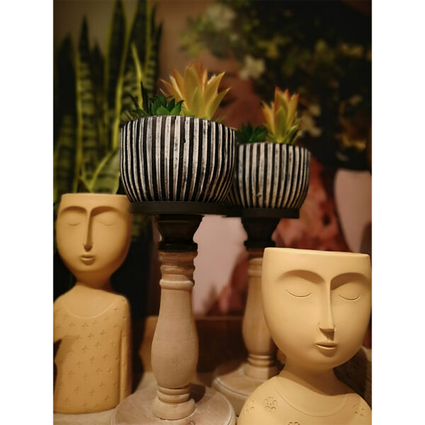 SKEPTICAL 2 ΚΑΣΠΩ 15x10x20cm POLYRESIN TERRACOTTA 022127 - Image 3