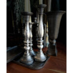 LUSAR ΚΗΡΟΠΗΓΙΟ SET 3ΤΜΧ 11x11x40cm ΑΛΟΥΜΙΝΙΟ ΑΣΗΜΙ ΑΝΤΙΚΕ 022222 - Image 2