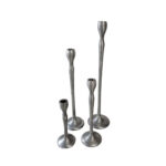 JOLIE ΚΗΡΟΠΗΓΙΟ SET 4ΤΜΧ 13x13x50cm ΑΛΟΥΜΙΝΙΟ ΑΣΗΜΙ ΑΝΤΙΚΕ 022236