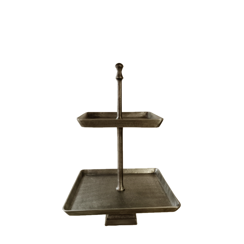 022258-NNy7O-first-_1 LITH ΟΡΝΤΕΒΙΕΡΑ 2 ΕΠΙΠΕΔΑ 36x36x55cm ΑΛΟΥΜΙΝΙΟ ΧΡΥΣΟ ΑΝΤΙΚΕ 022258 - Image 1