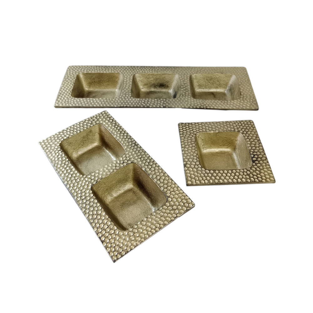 022263-Y3zyy-first-_1 MARTIN ΜΠΩΛ SET 3ΤΜΧ 38x14x5cm ΑΛΟΥΜΙΝΙΟ ΧΡΥΣΟ ΑΝΤΙΚΕ 022263 - Image 1