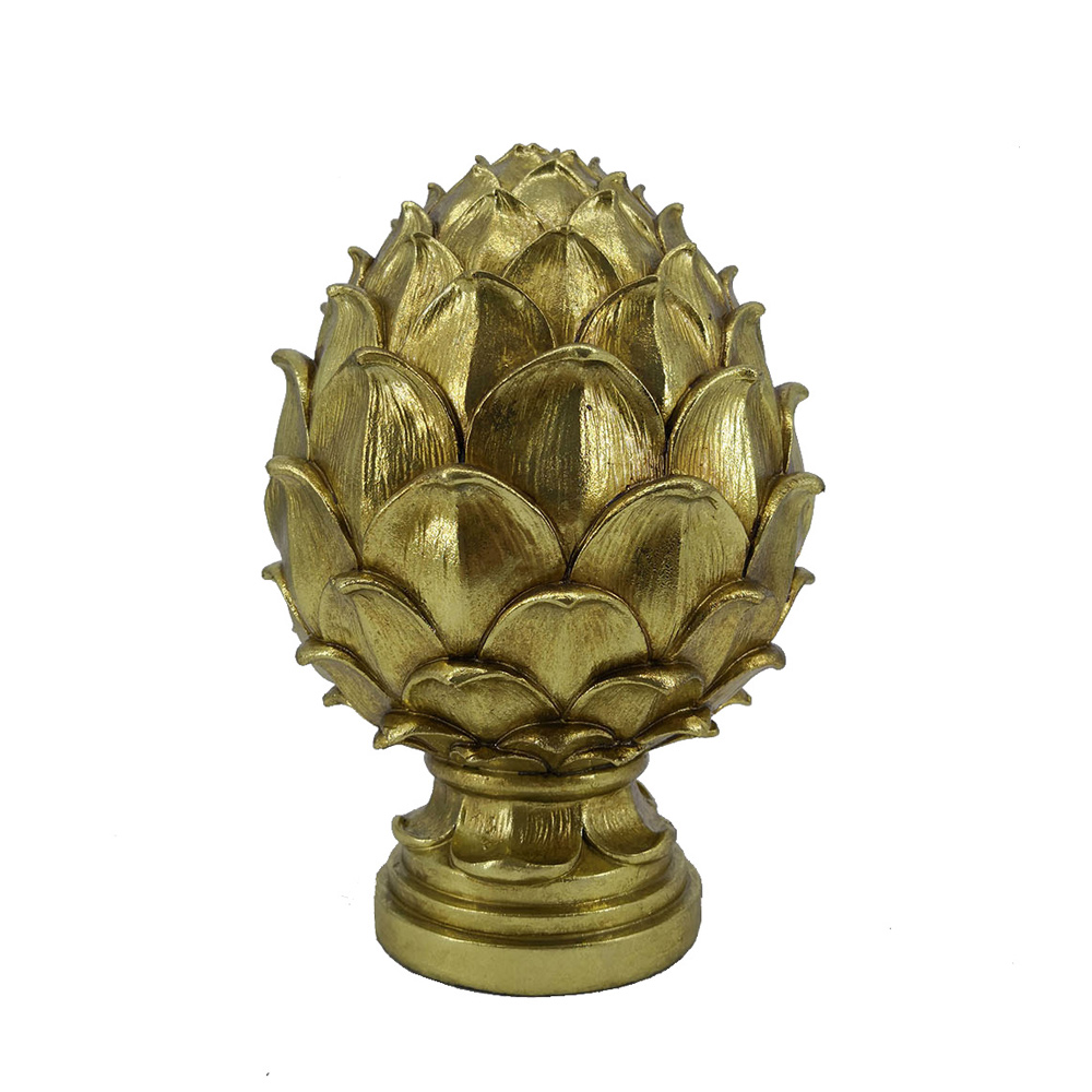 022306-fnUXc-first-_1 GOLDEN PINUS ΔΙΑΚΟΣΜΗΤΙΚΟ TOTEM 16x16x25cm POLYRESIN ΧΡΥΣΟ 022306 - Image 1