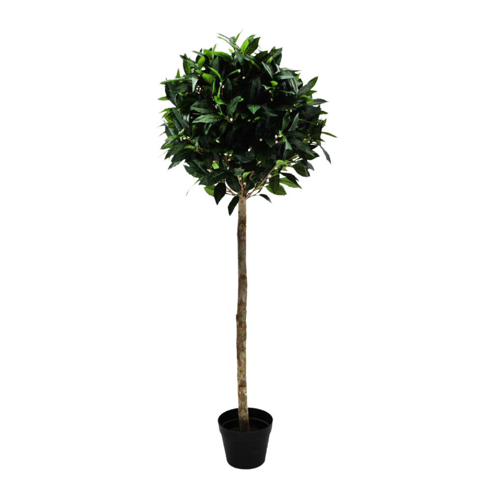 022410-nyvur-first-_1 BAY ΔΕΝΤΡΟ ΤΕΧΝΗΤΟ ΣΕ ΓΛΑΣΤΡΑ 125cm POLYESTER ΠΡΑΣΙΝΟ PE/PP 022410 - Image 1