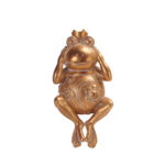 GRENOUILLE ΔΙΑΚΟΣΜΗΤΙΚΟ ΒΑΤΡΑΧΟΣ 11x10x23cm POLYRESIN ΧΡΥΣΟ 022496