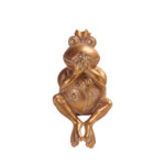 GRENOUILLE ΔΙΑΚΟΣΜΗΤΙΚΟ ΒΑΤΡΑΧΟΣ 11x10x23cm POLYRESIN ΧΡΥΣΟ 022497